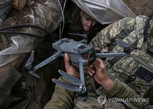 우크라이나군과 드론
