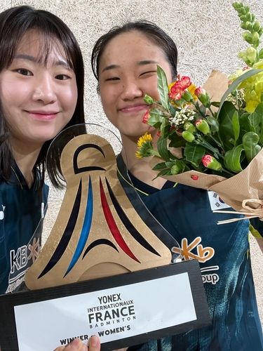 프랑스오픈 우승 당시 안세영과 한수정 트레이너