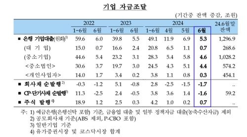 기업 자금조달 현황