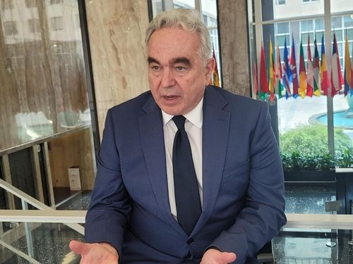 연합뉴스와 인터뷰하는 커트 캠벨 미 국무부 부장관