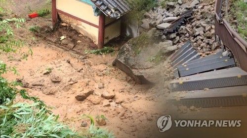 흔적도 안 남은 부여 대조사 수각…한양도성 성곽도 붕괴 (CG)