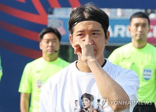 눈물 흘리는 박주호