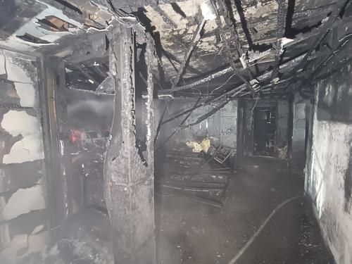 불이 난 아산 단독주택