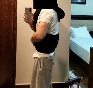 마약 숨긴 복대 착용 사진