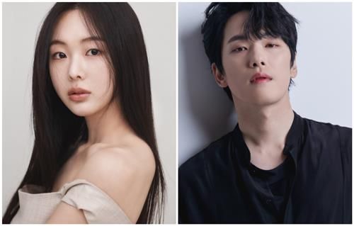 좌측부터 배우 금새록·김정현