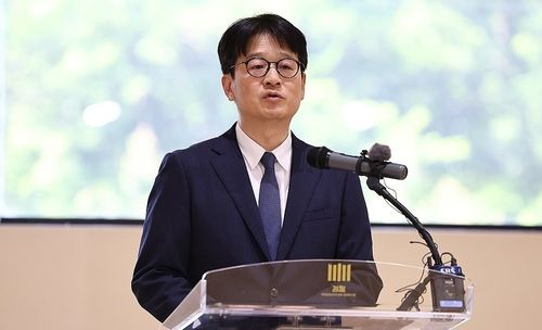 취임사 하는 이창수 신임 서울중앙지검장