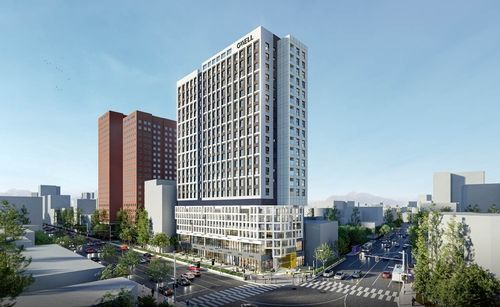 길동 368-5번지 일대 역세권 활성화 사업 조감도