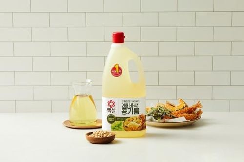 CJ제일제당 '백설 2배 바삭 콩기름'