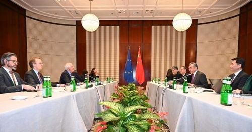 중국-EU 외교수장 회담