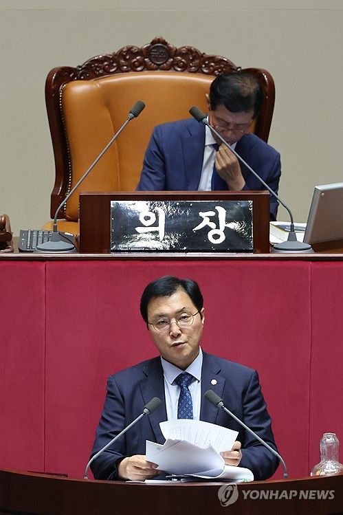 찬성토론 하는 조계원 의원