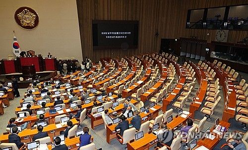 무제한 토론 종결 투표, 텅빈 여당 자리