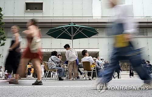 일본 도쿄 긴자 거리