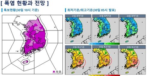 올해 장마 끝…'35도 이상' 폭염·열대야 길게 이어진다(종합) - 3