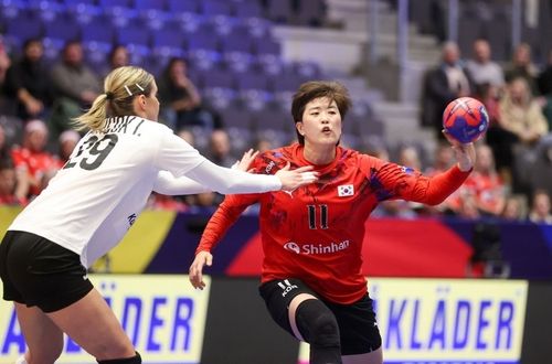 류은희의 경기 모습. 