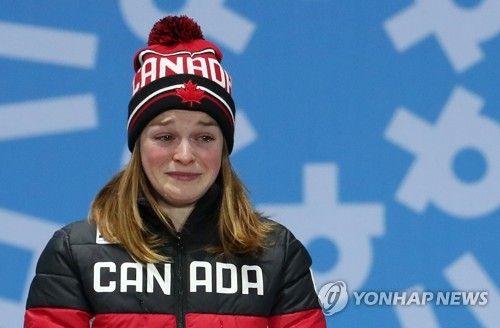2018 평창 동계올림픽 당시 한국 네티즌들에게 사이버 댓글 공격을 받았던 캐나다 킴 부탱.