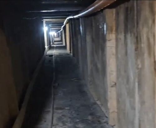 220ｍ 길이에 달하는 은행 금고 털이용 땅굴 모습