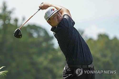 임성재의 1라운드 경기 모습 