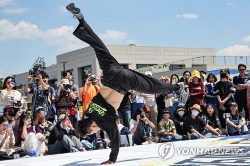 서울비보이페스티벌에서 펼쳐지는 멋진 무대