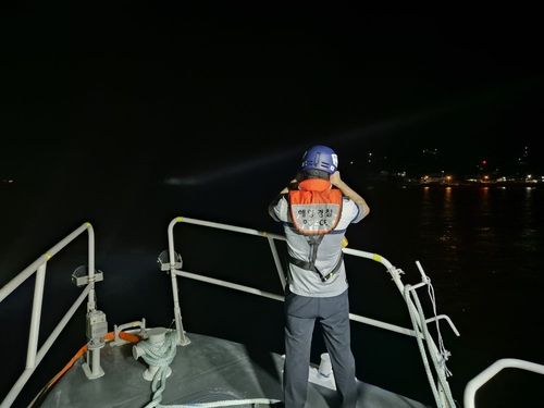 실종자 수색 중인 해경