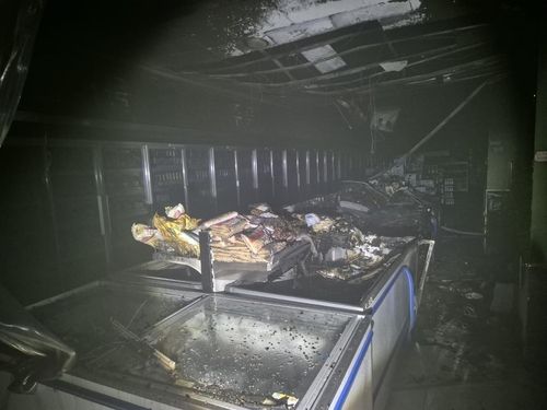 부산 전통시장 내 마트서 불…인명피해 없어