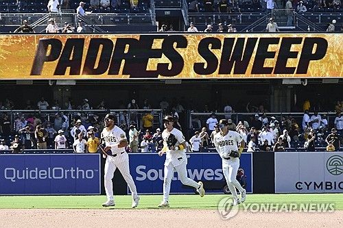 피츠버그와 3연전 싹쓸이한 MLB 샌디에이고 