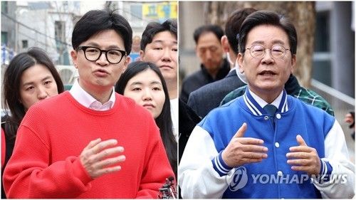 한동훈·이재명 대표