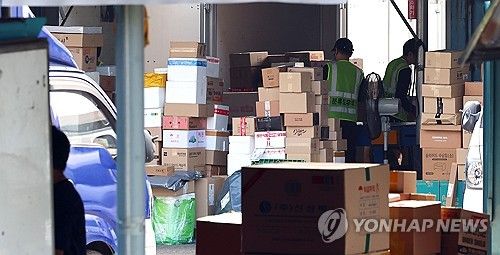 택배 물류센터 [연합뉴스 자료사진]
