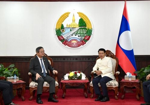 외교부 차관보, 라오스 부총리 예방