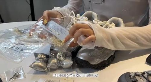 유튜브 'LF랑놀자' 신발꾸미기 편