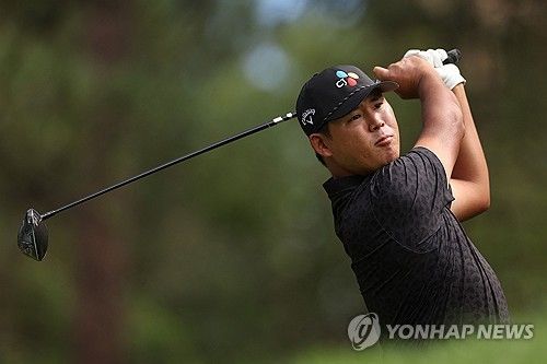 김시우의 경기 모습. 