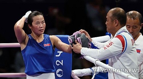 올림픽 준결승 마친 북한 방철미