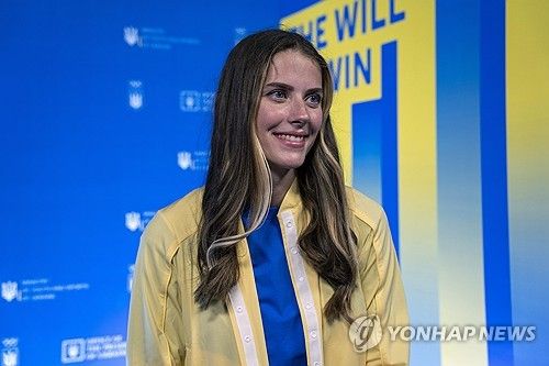 여자 높이뛰기 금메달리스트 우크라이나의 야로슬로바 마후치크