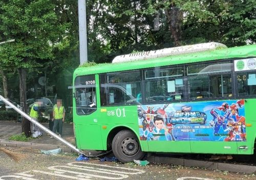 송파구 버스 사고 현장