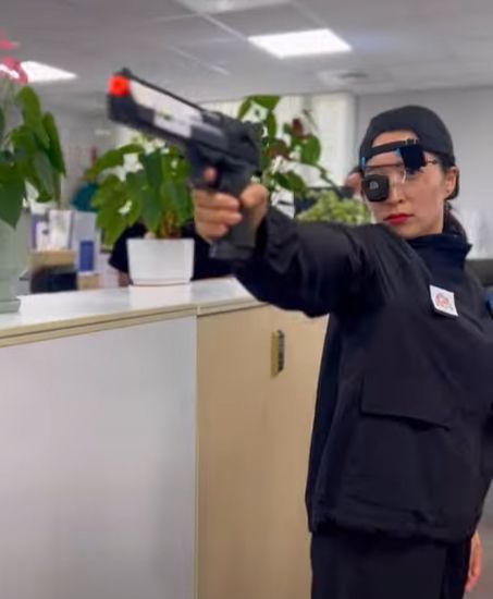 사격 김예지 선수를 패러디한 예산군 홍보 동영상