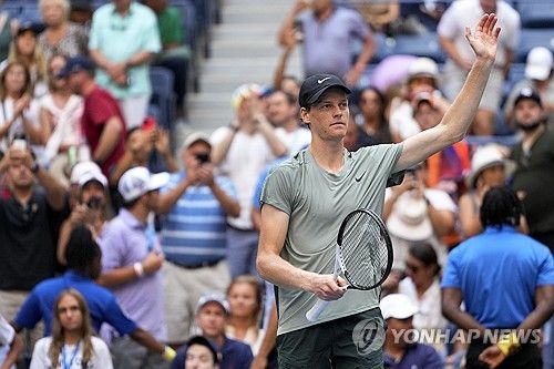 US오픈 16강 진출한 신네르 