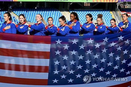 미국 여자 U-20 대표팀 선수들