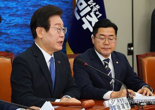 발언하는 이재명 대표