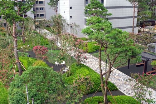 올림픽파크 포레온의 특화 정원 '사유원'