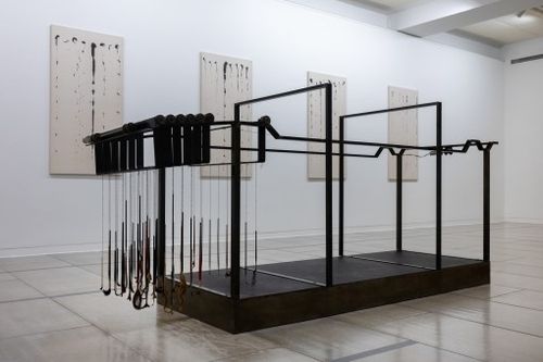 로즈마리 트로켈 '그림 그리는 기계' 설치 전경[성곡미술관 제공. 재판매 및 DB 금지]