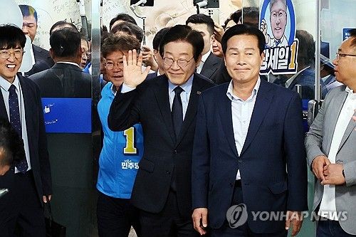 영광 방문한 이재명 당 대표