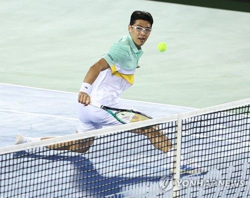 2022년 ATP 투어 코리아오픈에 출전한 정현