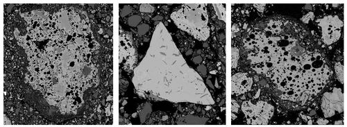 다양한 수월봉 화산유리의 미세조직