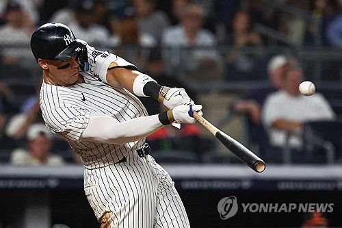 홈런 58개와 타점 144개로 정규시즌 마감한 저지 