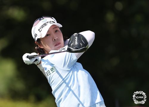 박지영의 티샷.