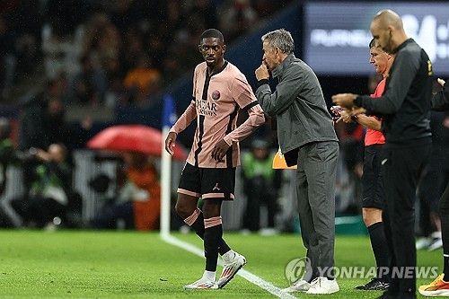 뎀벨레와 엔리케 감독