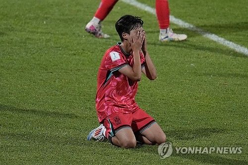 아쉬워하는 박수정