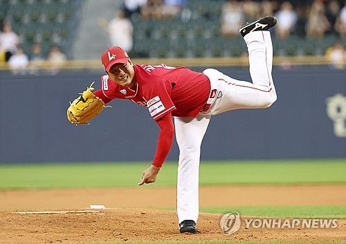 역투하는 SSG 선발 김광현