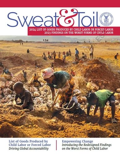 미국 노동부 '아동·강제 노동' 보고서 표지