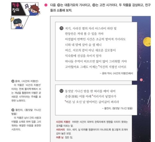 교과서에 실린 윤하 '사건의 지평선'