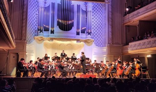 파리서 공연한 하트하트오케스트라